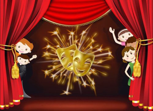 фон для презентации театр